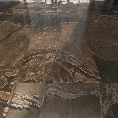Marble Floor Museum Opera Brown Set 2