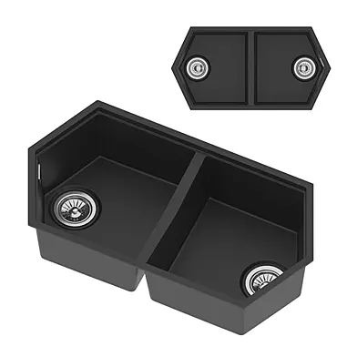 Кухонная мойка Gulf Graphite KitKraken