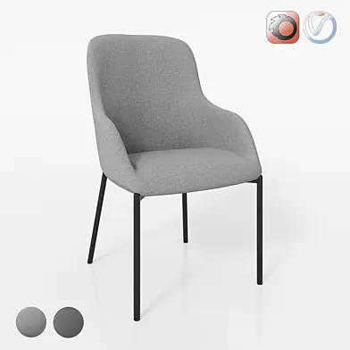 Стул Futura Grey & Black