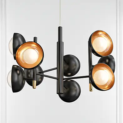Tooy MUSE 13-LIGHT SUSPENSION LAMP BY CORRADO DOTTI