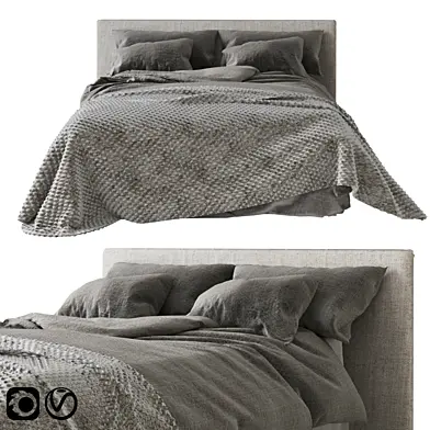 Grey bed
