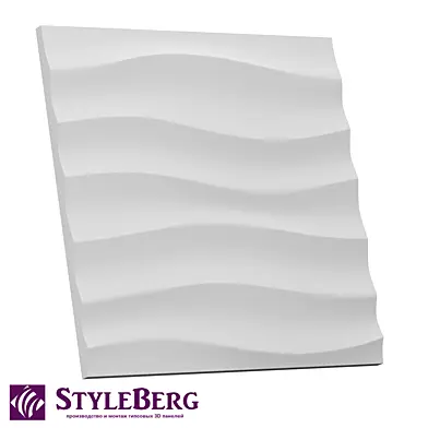 Гипсовая 3D панель StyleBerg, Брук