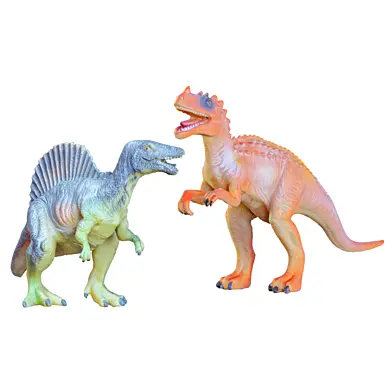 Two Toys Dinosaurs Spinosaurus and Ceratosaurus