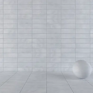 Concrete Wall Tiles Suite Gray Set 6
