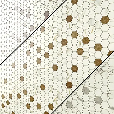 Плитка Daltile Uptown Glass Mosaic 3 вида