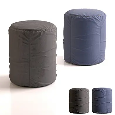 Puff in two colors