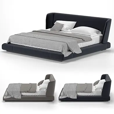 Minotti Reeves Double Bed - двуспальная кровать Минотти Ривс