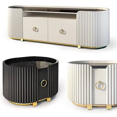 Комод и тумба прикроватная Dumas. Nightstand, sideboard by Deprimo