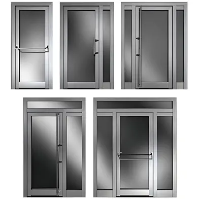 Металлические распашные противопожарные двери / Metal swinging fire doors