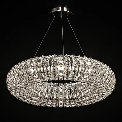 Сhandelier with crystal lampshade LERD