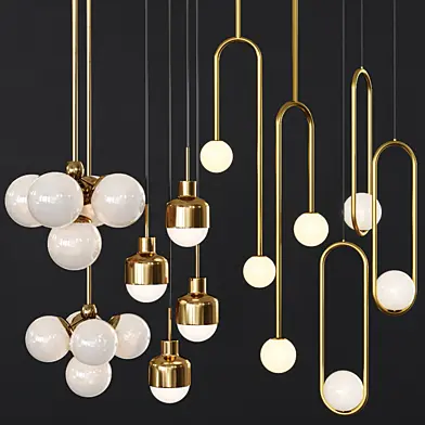 Pendant lights set 042