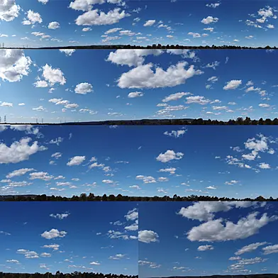 Panorama cloudy sky_version 2