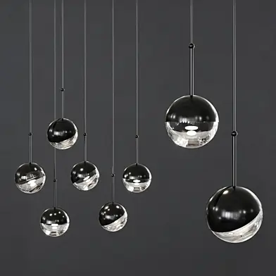 Seed Design Dora Single Pendant Black