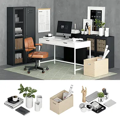 Alex Industrial Desk