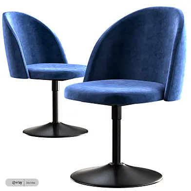 Tenzo Ally Trumpet Velour Chair