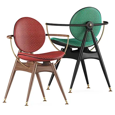 Overgaard & Dyrman Circle Dining Chair With Arms