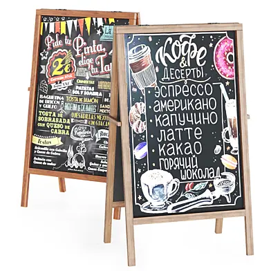 Mеловая доска для меню / Menu board