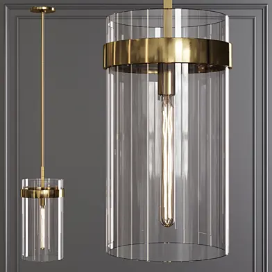 Restoration Hardware RAVELLE PENDANT 10 Brass