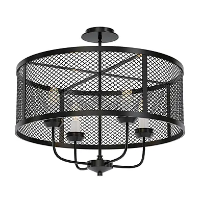 Circular Mesh Pendant