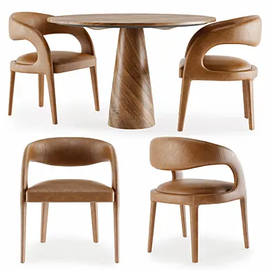 Baccarat Dining Table and Pierre Chair