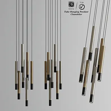 Tube Hanging Pendant Chandelier
