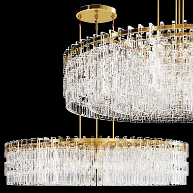 Restoration Hardware MARIGNAN ROUND CHANDELIER 60 Level Brass