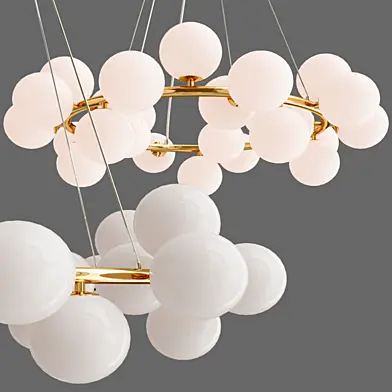 Mimosa round pendant
