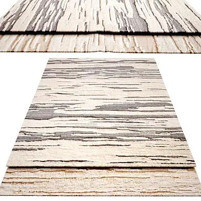 TABLEAU HAND-KNOTTED WOOL RUG
