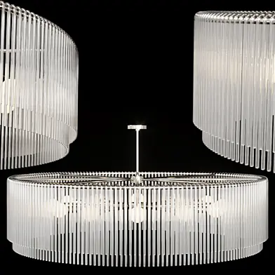 Royalton Large Chandelier Nickel