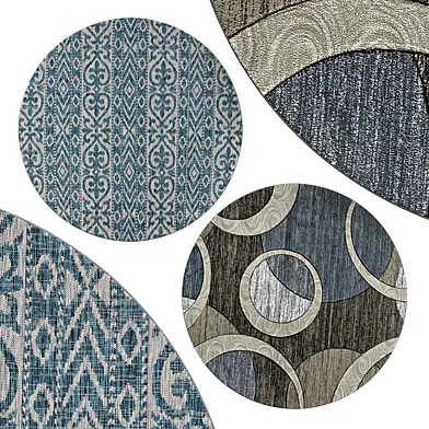 Circle rugs | №098