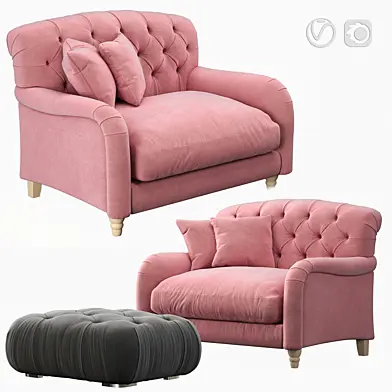 Chesterfield Armchair01 Sy