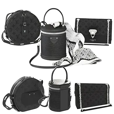 Vuitton black set