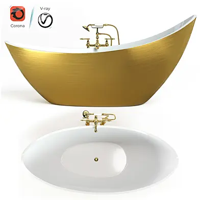 Bathtube with Shower 02