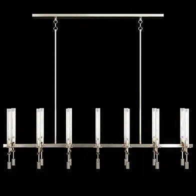 Restoration Hardware FONTANELLE LINEAR CHANDELIER 66 Nickel