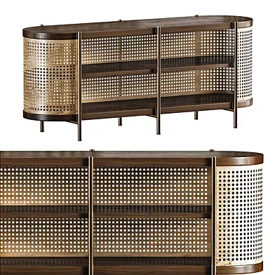 Cane Low Cabinet
