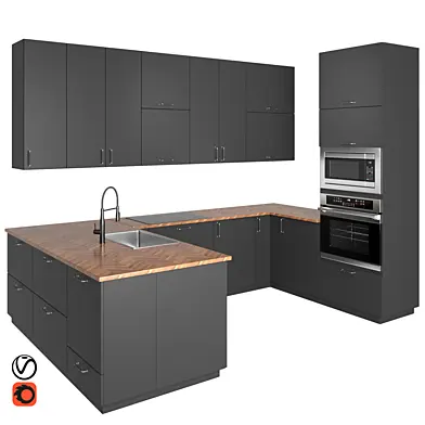 Modern kitchen KUNGSBACKA STYLISH