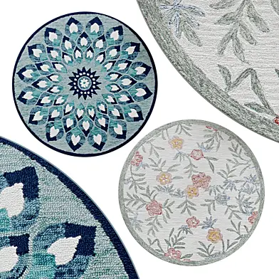 Circle rugs | №127