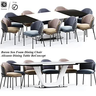Alicante BoConcept Dining Table Chair