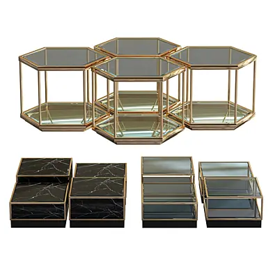 COFFEE TABLE SAX SET OF