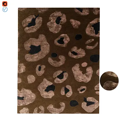 WOOL RUG SPLENDID KHAKI