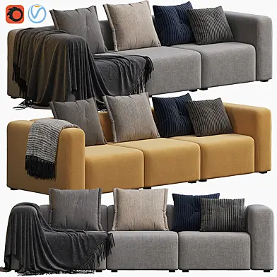 Hay Mags 3 Seater Combination 1