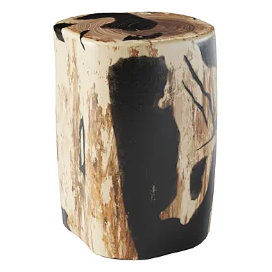 Petrified Log Stool