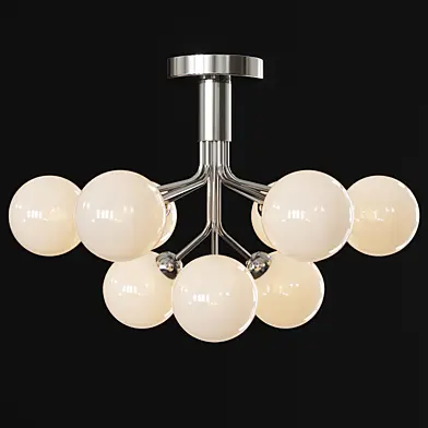 Nuura APIALES 9 CEILING by Sofie Refer Nickel and Opal