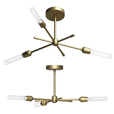 Etsy Edison Chandelier