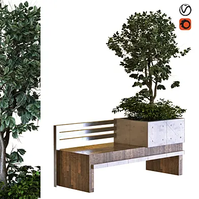 tree in box set030 bench (PBR MTL)