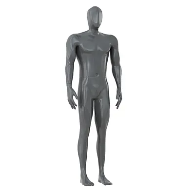 Abstract gray male mannequin 119