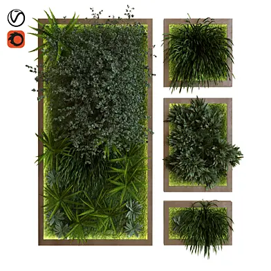 green wall set 039
