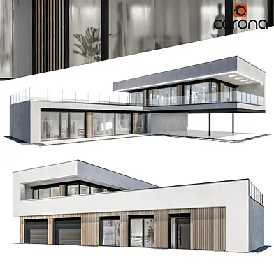 Modern house 09 | night