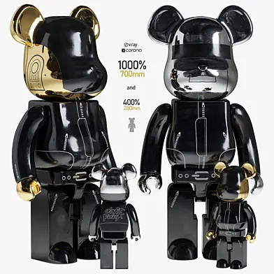 Bearbrick / Daft Punk / Alive