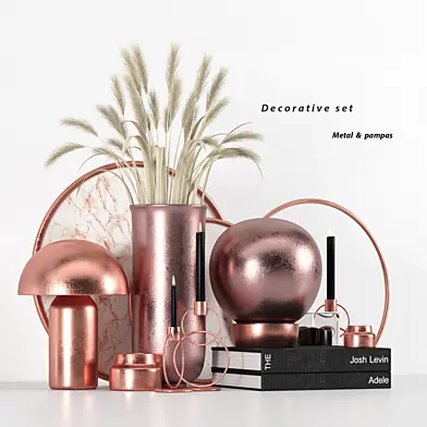 Decori Candle & Pampas